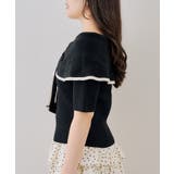 配色オフショルリボンプルオーバー | NICE CLAUP / OLIVE des OLIVE　OUTLET | 詳細画像21 