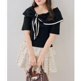 配色オフショルリボンプルオーバー | NICE CLAUP / OLIVE des OLIVE　OUTLET | 詳細画像29 