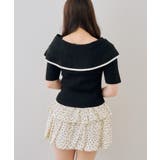 配色オフショルリボンプルオーバー | NICE CLAUP / OLIVE des OLIVE　OUTLET | 詳細画像30 