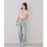 配色オフショルリボンプルオーバー | NICE CLAUP / OLIVE des OLIVE　OUTLET | 詳細画像35 