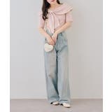 配色オフショルリボンプルオーバー | NICE CLAUP / OLIVE des OLIVE　OUTLET | 詳細画像40 