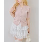 アソート釦ケーブルカーディガン | NICE CLAUP / OLIVE des OLIVE　OUTLET | 詳細画像3 