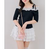 オフショルフリルニットプルオーバー | NICE CLAUP / OLIVE des OLIVE　OUTLET | 詳細画像12 