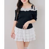 オフショルフリルニットプルオーバー | NICE CLAUP / OLIVE des OLIVE　OUTLET | 詳細画像13 