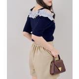 オフショルフリルニットプルオーバー | NICE CLAUP / OLIVE des OLIVE　OUTLET | 詳細画像23 