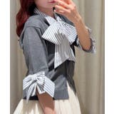 ドッキングボウタイプルオーバー | NICE CLAUP / OLIVE des OLIVE　OUTLET | 詳細画像4 