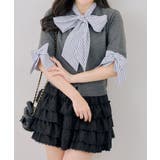 グレー | ドッキングボウタイプルオーバー | NICE CLAUP / OLIVE des OLIVE　OUTLET