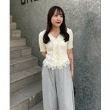 レース付カーディガン | NICE CLAUP / OLIVE des OLIVE OUTLET | 詳細画像4