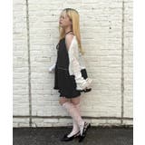 シアーリブレース付Vカーディガン | NICE CLAUP / OLIVE des OLIVE　OUTLET | 詳細画像4 