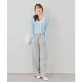 シアーリブレース付Vカーディガン | NICE CLAUP / OLIVE des OLIVE　OUTLET | 詳細画像12 