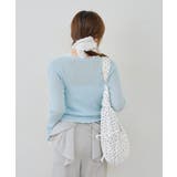 シアーリブレース付Vカーディガン | NICE CLAUP / OLIVE des OLIVE　OUTLET | 詳細画像15 
