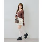 シアーリブレース付Vカーディガン | NICE CLAUP / OLIVE des OLIVE　OUTLET | 詳細画像26 