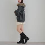 フードファー取外しジップパーカー | RMAF　NICE CLAUP / OLIVE des OLIVE | 詳細画像8 