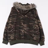 フードファー取外しジップパーカー | RMAF NICE CLAUP / OLIVE des OLIVE | 詳細画像2