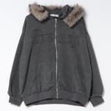 フードファー取外しジップパーカー | RMAF NICE CLAUP / OLIVE des OLIVE | 詳細画像1