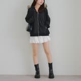 フードファー取外しジップパーカー | RMAF　NICE CLAUP / OLIVE des OLIVE | 詳細画像21 