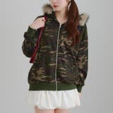 フードファー取外しジップパーカー | RMAF　NICE CLAUP / OLIVE des OLIVE | 詳細画像25 