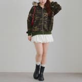 フードファー取外しジップパーカー | RMAF　NICE CLAUP / OLIVE des OLIVE | 詳細画像30 