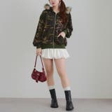 フードファー取外しジップパーカー | RMAF　NICE CLAUP / OLIVE des OLIVE | 詳細画像32 