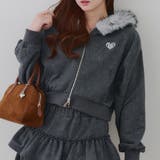 【セットアップ対応】ピグメント風ジップアップパーカー | RMAF　NICE CLAUP / OLIVE des OLIVE | 詳細画像1 