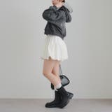 【セットアップ対応】ラインストーンロゴファー取外しパーカー | RMAF　NICE CLAUP / OLIVE des OLIVE | 詳細画像7 