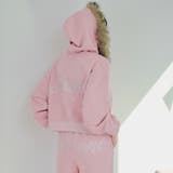 【セットアップ対応】ラインストーンロゴファー取外しパーカー | RMAF　NICE CLAUP / OLIVE des OLIVE | 詳細画像21 