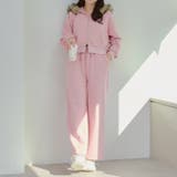 【セットアップ対応】ラインストーンロゴファー取外しパーカー | RMAF　NICE CLAUP / OLIVE des OLIVE | 詳細画像24 