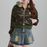 【セットアップ対応】ラインストーンロゴファー取外しパーカー | RMAF　NICE CLAUP / OLIVE des OLIVE | 詳細画像27 