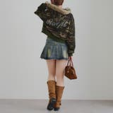 【セットアップ対応】ラインストーンロゴファー取外しパーカー | RMAF　NICE CLAUP / OLIVE des OLIVE | 詳細画像34 