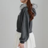 【セットアップ対応】ラインストーンロゴファー取外しパーカー | RMAF　NICE CLAUP / OLIVE des OLIVE | 詳細画像36 