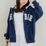 ネイビー | ビッグロゴジップパーカー | RMAF　NICE CLAUP / OLIVE des OLIVE