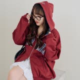 レッド | ビッグロゴジップパーカー | RMAF　NICE CLAUP / OLIVE des OLIVE