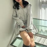 【セットアップ対応】丈の長さを選べる、レース使いジップアップパーカー | RMAF　NICE CLAUP / OLIVE des OLIVE | 詳細画像11 