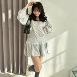 【セットアップ対応】丈の長さを選べる、レース使いジップアップパーカー | RMAF　NICE CLAUP / OLIVE des OLIVE | 詳細画像12 