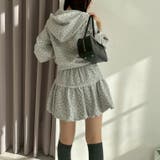 【セットアップ対応】丈の長さを選べる、レース使いジップアップパーカー | RMAF　NICE CLAUP / OLIVE des OLIVE | 詳細画像18 