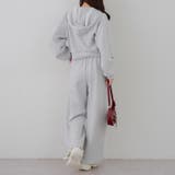 【セットアップ対応】丈の長さを選べる、レース使いジップアップパーカー | RMAF　NICE CLAUP / OLIVE des OLIVE | 詳細画像31 