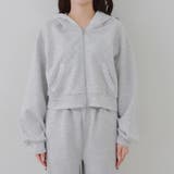 【セットアップ対応】丈の長さを選べる、レース使いジップアップパーカー | RMAF　NICE CLAUP / OLIVE des OLIVE | 詳細画像37 