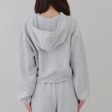 【セットアップ対応】丈の長さを選べる、レース使いジップアップパーカー | RMAF　NICE CLAUP / OLIVE des OLIVE | 詳細画像39 