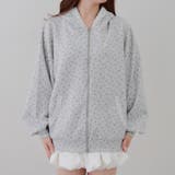 【セットアップ対応】丈の長さを選べる、レース使いジップアップパーカー | RMAF　NICE CLAUP / OLIVE des OLIVE | 詳細画像45 