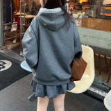 【セットアップ対応】丈の長さを選べる、レース使いジップアップパーカー | RMAF　NICE CLAUP / OLIVE des OLIVE | 詳細画像7 