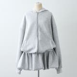 【セットアップ対応】丈の長さを選べる、レース使いジップアップパーカー | RMAF　NICE CLAUP / OLIVE des OLIVE | 詳細画像56 