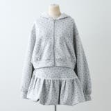 【セットアップ対応】丈の長さを選べる、レース使いジップアップパーカー | RMAF　NICE CLAUP / OLIVE des OLIVE | 詳細画像59 