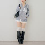 フードロゴジップパーカー | RMAF　NICE CLAUP / OLIVE des OLIVE | 詳細画像27 