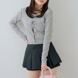 レースアップドッキング長袖Tシャツ | NICE CLAUP / OLIVE des OLIVE　OUTLET | 詳細画像4 