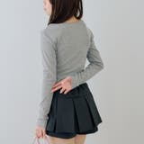 レースアップドッキング長袖Tシャツ | NICE CLAUP / OLIVE des OLIVE　OUTLET | 詳細画像7 