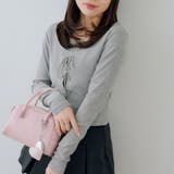 レースアップドッキング長袖Tシャツ | NICE CLAUP / OLIVE des OLIVE　OUTLET | 詳細画像9 