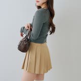 レースアップドッキング長袖Tシャツ | NICE CLAUP / OLIVE des OLIVE　OUTLET | 詳細画像18 