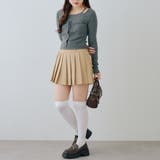 レースアップドッキング長袖Tシャツ | NICE CLAUP / OLIVE des OLIVE　OUTLET | 詳細画像22 