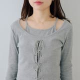 レースアップドッキング長袖Tシャツ | NICE CLAUP / OLIVE des OLIVE　OUTLET | 詳細画像35 