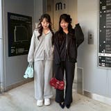 【セットアップ対応】キラキラスウェットジップパーカー | NICE CLAUP / OLIVE des OLIVE OUTLET | 詳細画像3